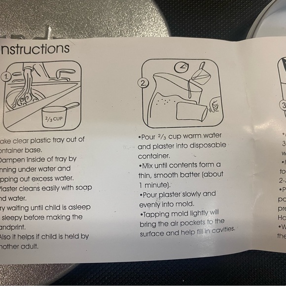 Baby’s handprint kit - Picture 4 of 5